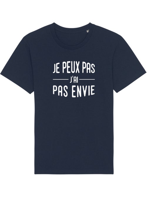 T-shirt Homme - JE PEUX PAS J'AI PAS ENVIE - Kiabi