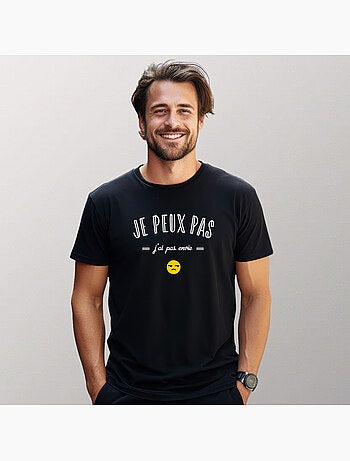 T-shirt Homme - JE PEUX PAS J'AI PAS ENVIE