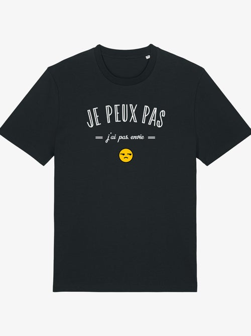 T-shirt Homme - JE PEUX PAS J'AI PAS ENVIE - Kiabi