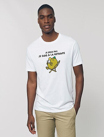 T-shirt Homme - JE PEUX PAS JE SUIS A LA RETRAITE