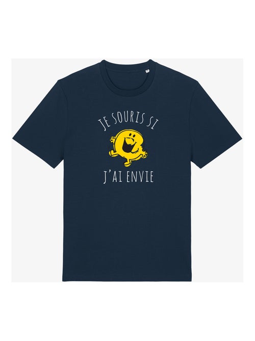 T-shirt Homme - JE SOURIS SI J'AI ENVIE - Kiabi