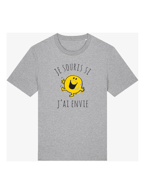 T-shirt Homme - JE SOURIS SI J'AI ENVIE - Kiabi