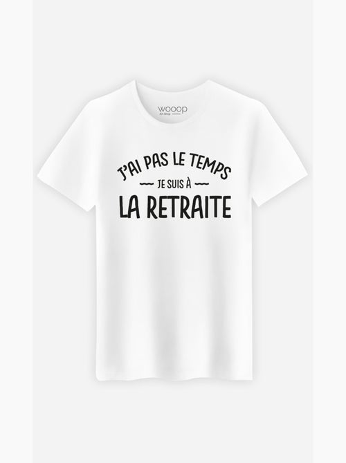T-shirt Homme - JE SUIS A LA RETRAITE - Kiabi