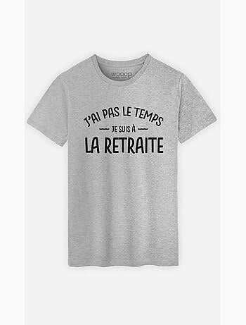 T-shirt Homme - JE SUIS A LA RETRAITE