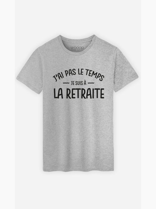 T-shirt Homme - JE SUIS A LA RETRAITE - Kiabi