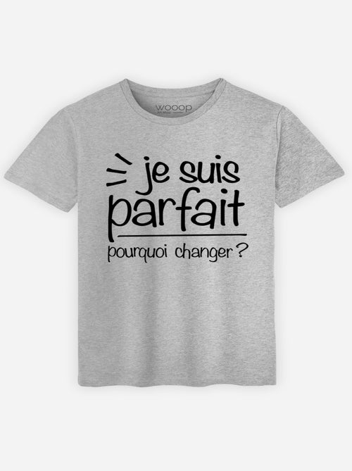 T-shirt Homme - JE SUIS PARFAIT - Kiabi