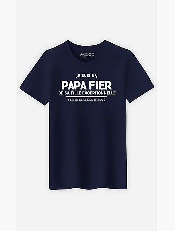 T-shirt homme - je suis un papa fier - noël