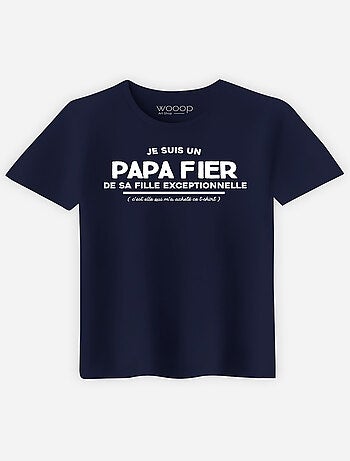 T-shirt Homme - JE SUIS UN PAPA FIER