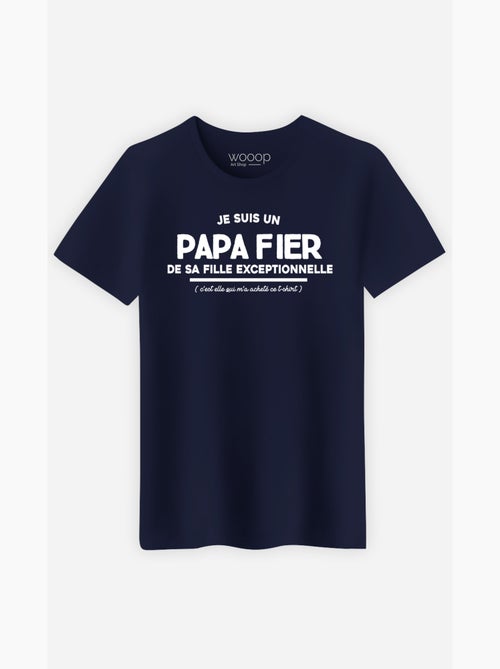 T-shirt Homme - JE SUIS UN PAPA FIER - Kiabi