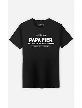 T-shirt Homme - JE SUIS UN PAPA FIER