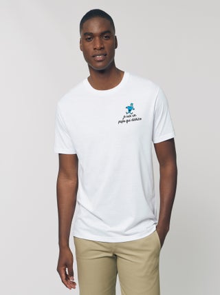 T-shirt Homme - JE SUIS UN PAPA QUI DECHIRE COEUR