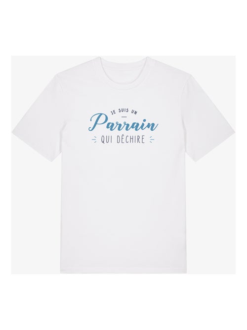 T-shirt Homme - JE SUIS UN PARRAIN QUI DÉCHIRE - Kiabi