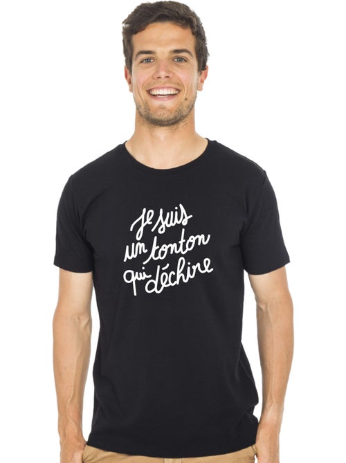 T-shirt Homme - JE SUIS UN TONTON QUI DÉCHIRE - Kiabi