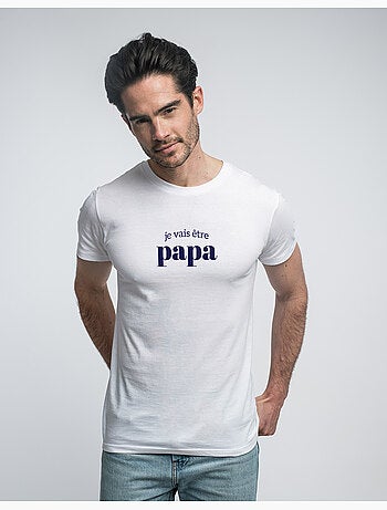 T-shirt Homme - JE VAIS ÊTRE PAPA
