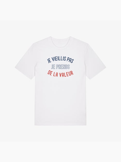 T-shirt Homme - JE VIEILLIS PAS JE PRENDS DE LA VALEUR ENKR - Kiabi