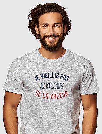 T-shirt Homme - JE VIEILLIS PAS JE PRENDS DE LA VALEUR ENKR