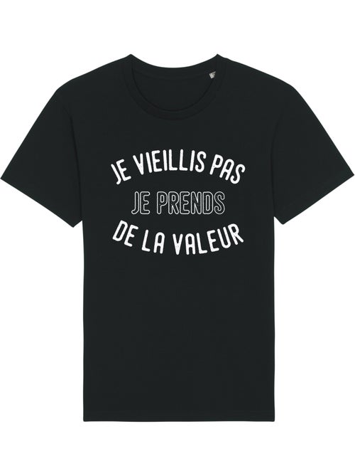 T-shirt Homme - JE VIEILLIS PAS JE PRENDS DE LA VALEUR ENKR - Kiabi