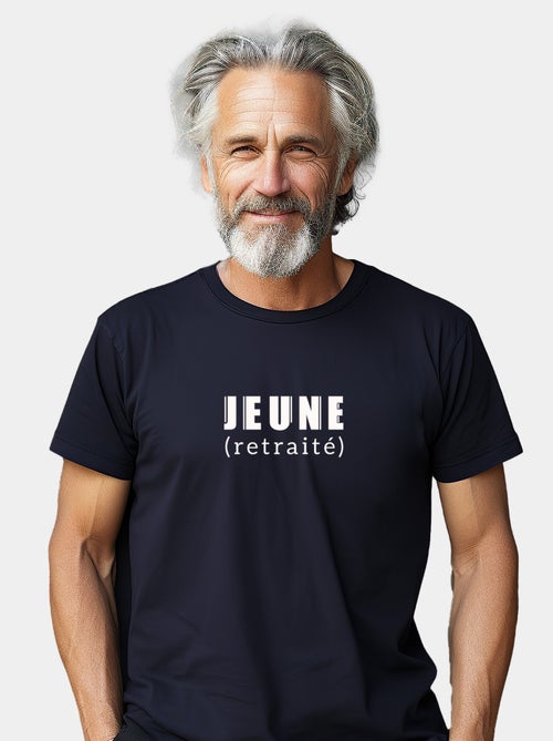 T-shirt Homme - JEUNE RETRAITE - Kiabi