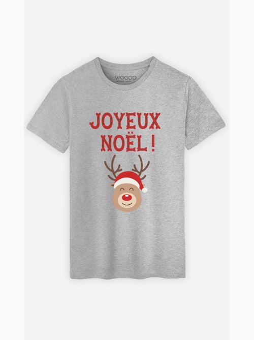 T-shirt Homme - JOYEUX NOËL RENNE - Kiabi