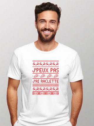 T-shirt Homme - J'PEUX PAS J'AI RACLETTE