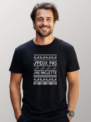 T-shirt Homme - J'PEUX PAS J'AI RACLETTE