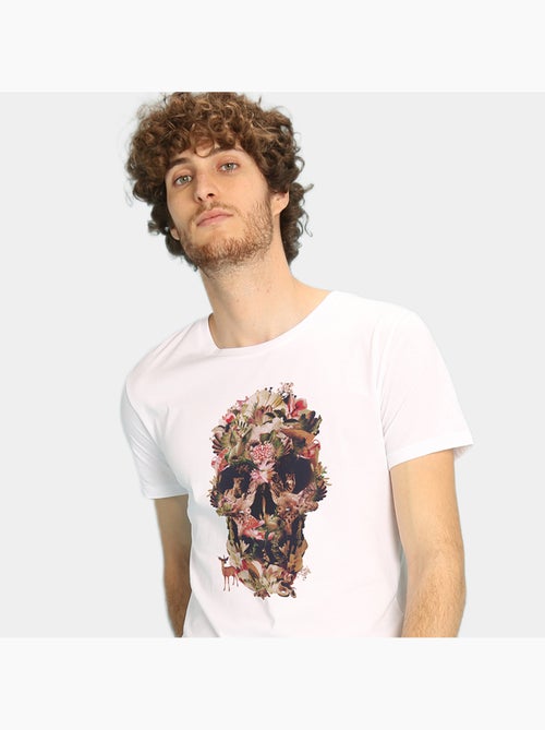 T-shirt Homme - JUNGLE SKULL - Kiabi