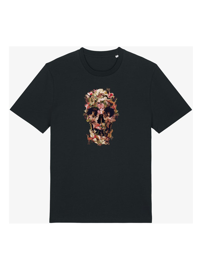 T-shirt Homme - JUNGLE SKULL Noir - Kiabi