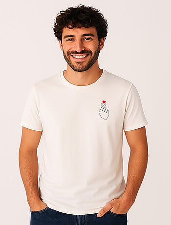 T-shirt Homme - K LOVE CŒUR