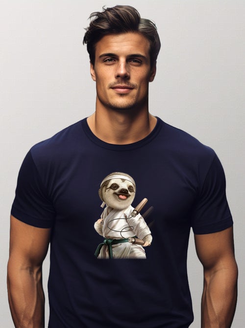 T-shirt Homme - KARATE SLOTH - Kiabi