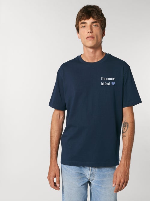 T-shirt Homme - L HOMME IDEAL COEUR - Kiabi