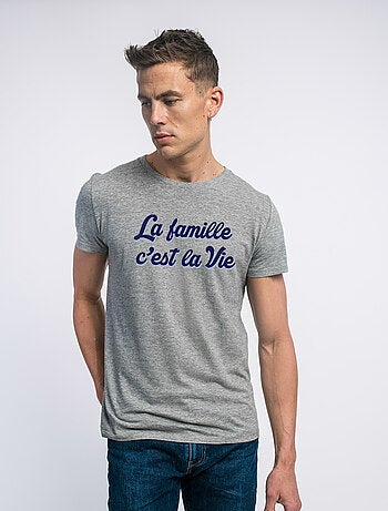 T-shirt homme - la famille c'est la vie