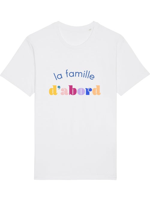T-shirt Homme - LA FAMILLE D'ABORD - Kiabi