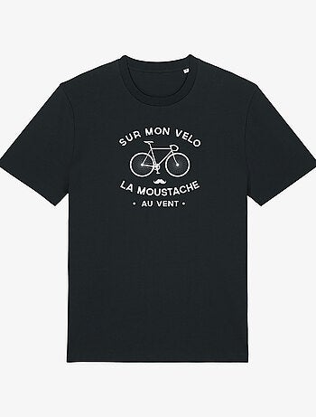 T-shirt Homme - LA MOUSTACHE AU VENT