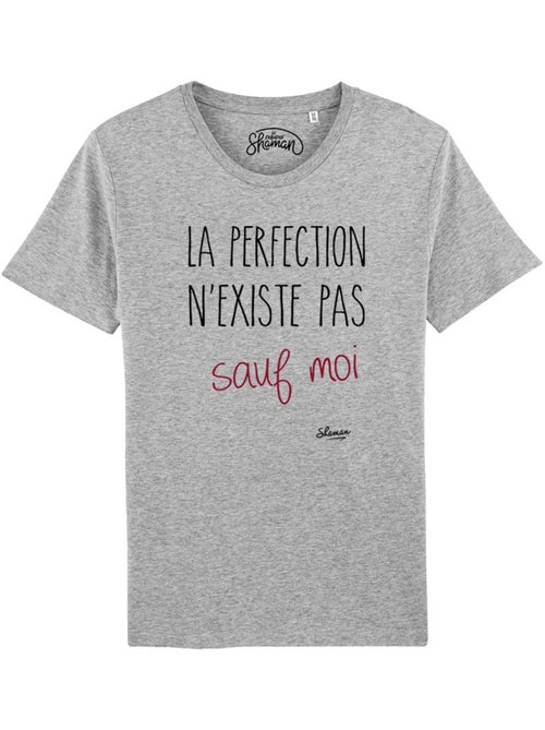 T-shirt Homme - LA PERFECTION N'EXISTE PAS SAUF MOI - Kiabi