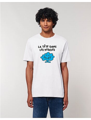 T-shirt homme - la tete dans les nuages 2