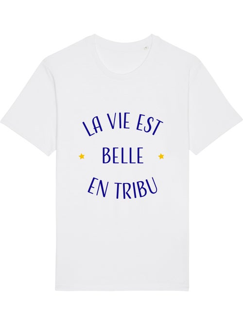 T-shirt Homme - LA VIE EST BELLE EN TRIBU - Kiabi
