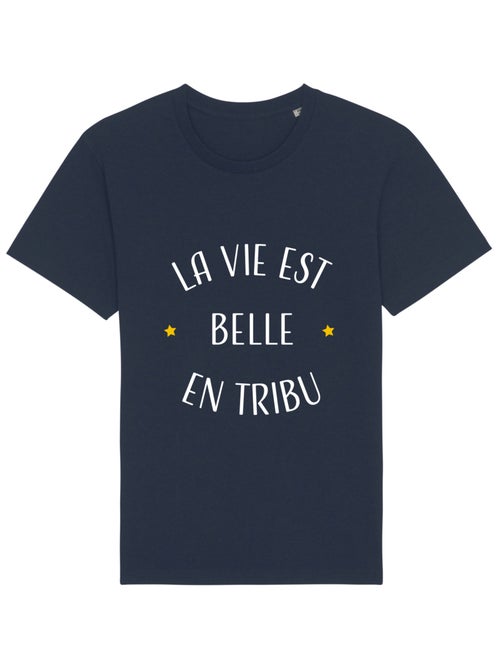 T-shirt Homme - LA VIE EST BELLE EN TRIBU - Kiabi