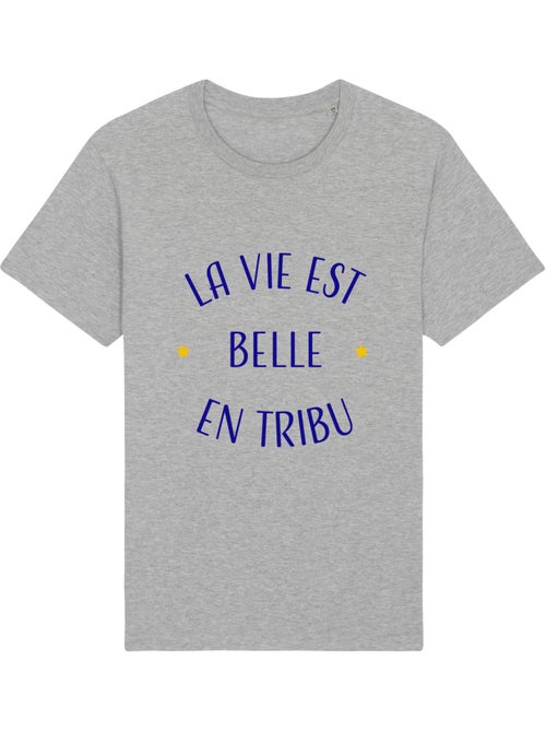 T-shirt Homme - LA VIE EST BELLE EN TRIBU - Kiabi