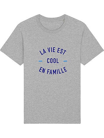 T-shirt homme - la vie est cool en famille