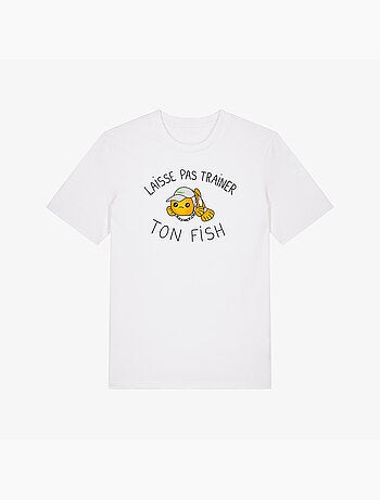 T-shirt Homme - LAISSE PAS TRAINER TON FISH