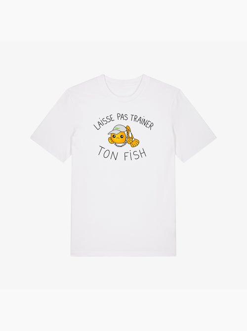 T-shirt Homme - LAISSE PAS TRAINER TON FISH - Kiabi