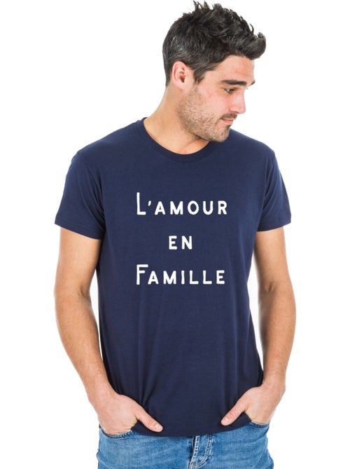 T-shirt Homme - L'AMOUR EN FAMILLE WAF - Kiabi