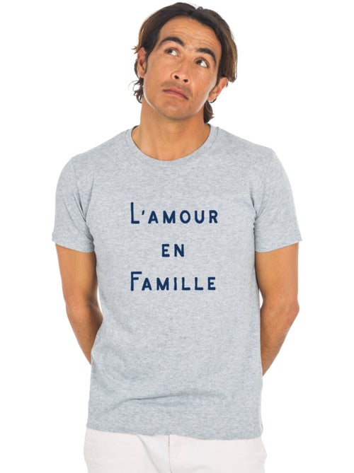 T-shirt Homme - L'AMOUR EN FAMILLE WAF - Kiabi