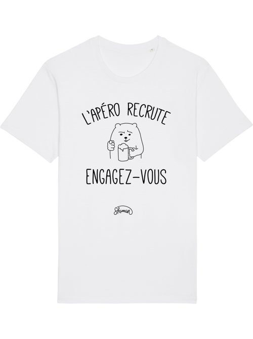 T-shirt Homme - L'APÉRO RECRUTE ENGAGEZ-VOUS - Kiabi