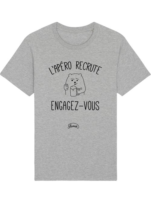 T-shirt Homme - L'APÉRO RECRUTE ENGAGEZ-VOUS - Kiabi