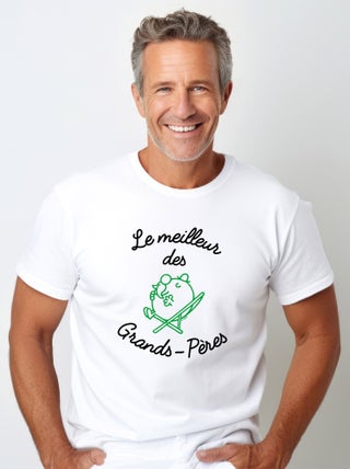 T-shirt Homme - LE MEILLEUR DES GRANDS-PÈRES