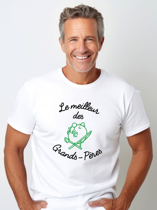 T-shirt Homme - LE MEILLEUR DES GRANDS-PÈRES - Kiabi