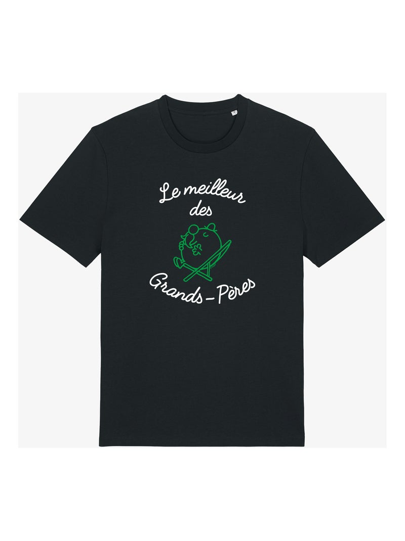 T-shirt Homme - LE MEILLEUR DES GRANDS-PÈRES Noir - Kiabi