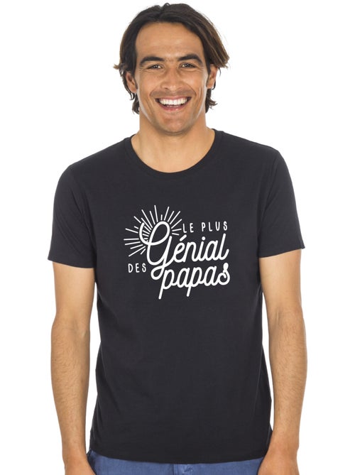 T-shirt Homme - LE PLUS GÉNIAL DES PAPAS - Kiabi