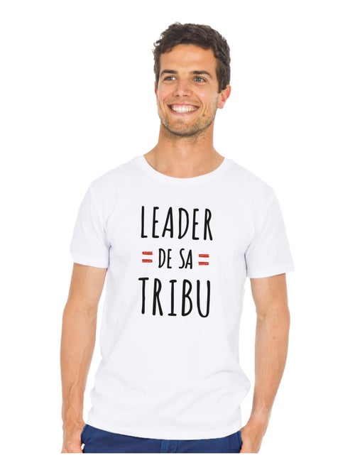 T-shirt Homme - LEADER DE SA TRIBU - Kiabi